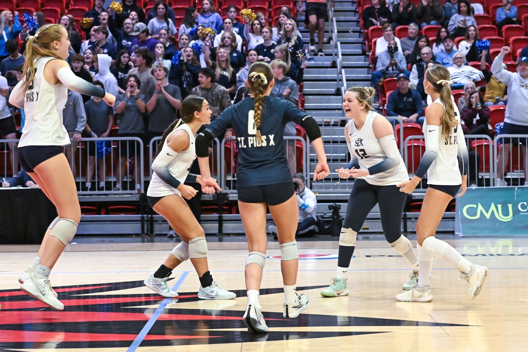 11/7/24 - Girls Volleyball - C4 Champ - St Piux X vs Jefferson City
